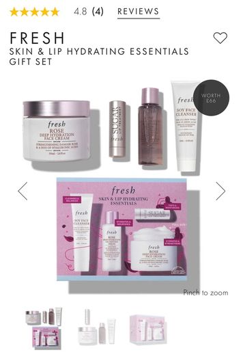 Fresh Skin & Lip Hydrating Essentials Gift Set Bnib