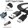 15W USB Fast Adapter Charger Plug for Samsung, BabbleCom USB Mains Wall Charger with Type C Cable 2M for Samsung Galaxy S22/S20/Note10/Note10+/Note9/Note8/S10/S9/S9 Plus/S8/S8 Plus/S7/A71/A53/A52/A13 Image 3