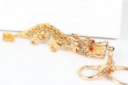 Keychain. Chinese Dragon. Yellow