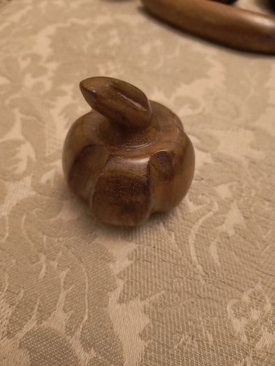 Carved Wooden Fruit.