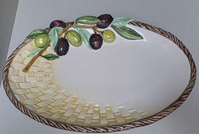 Wicker Olive 3D Platter Italian