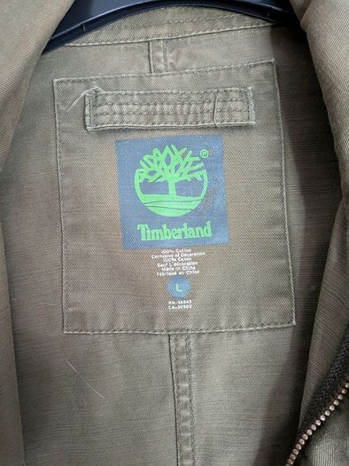 Timberland Men's Field Utility Jacket Size Large Khaki Canvas