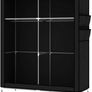 Canvas Fabric Wardrobe 108x45x170 Cm - Free Delivery Nationwide Image 2