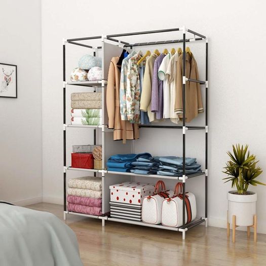 Portable Wardrobe Folding Closet - Free Delivery Nationwide