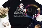 Nightmare daddy of nightmares skull skeleton dad fathers quarantined 2020 ready made tshirt