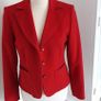 Gerry Weber Red Short wool Blazer Jacket Size 10 Image 5