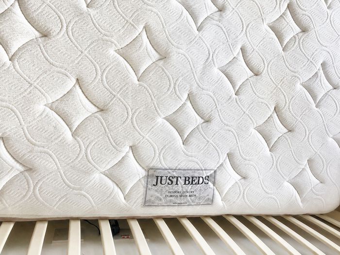 Classic Ivory Double Bed and Matress Excellent Condition