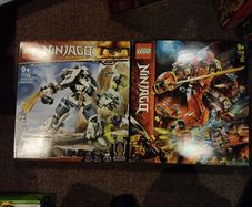 Lego Ninjago Bundle 71720 Fire Stone Mech & 71738 Zane's Titan Mech Battle