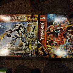 Lego Ninjago Bundle 71720 Fire Stone Mech & 71738 Zane's Titan Mech Battle