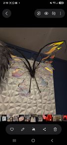 Fairy wings was used as photography prop