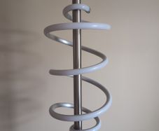 LED Floor lamp. Brushed chrome.
