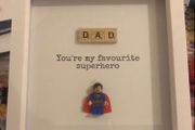 Lego style gift frame