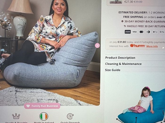 Elephant Boho Bean Bag