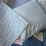 The White Company nautical theme Anglesey quilt and cushion Image 6