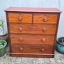 1870s/80s Victorian chest of drawers Image 2