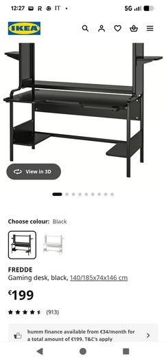 fredde gaming desk