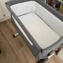 Babylo Cozi Sleeper Bedside Crib Flint Image 2