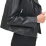Levi's women's classic motorcycle jacket, jersey hood jacket made of faux leather, 2XL Image 4