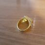 New gold plated ring Image 2