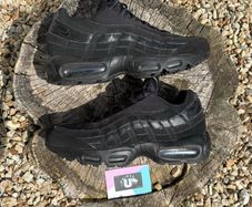 Nike Air Max 95 All Black Suede Leather Mesh