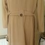 Betty Jackson Beige Full Length Fitted Wool/cashmere Coat Uk 14 Image 2