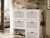 XL shoe storage Stylish & Functional Shoe Cabinet with 6 Flaps