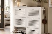 XL shoe storage Stylish &amp; Functional Shoe Cabinet with 6 Flaps