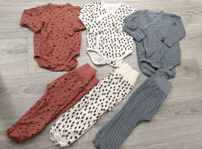 Baby NEXT Bodysuit& pants sets(X3) 12-18Months