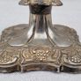 Antique Old English Edwardian Silver Plated Candlesticks Image 8
