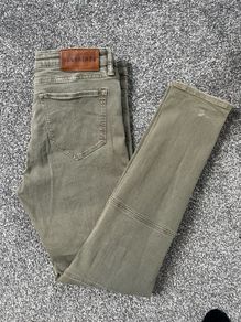 AllSaints Jeans Khaki Biker - W32 / Fits like Size 10