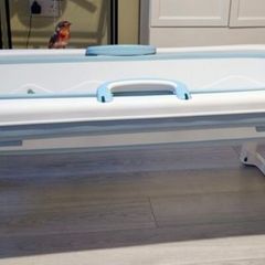Portable Free Standing Foldable Bathtub for Adults / Kids / Elderly
