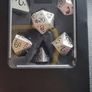 Heavy Metal D&D Dice Set, Purple Druid Theme Image 4