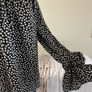 Off the Shoulder Spotty Top Size Medium Image 3