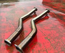 BMW e46 m3 decat pipes