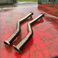 BMW e46 m3 decat pipes