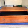 brass mirror with led strip lighting + drawers Image 6