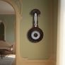 Art Nouveau Stunning Oak Aneroid Barometer Image 2