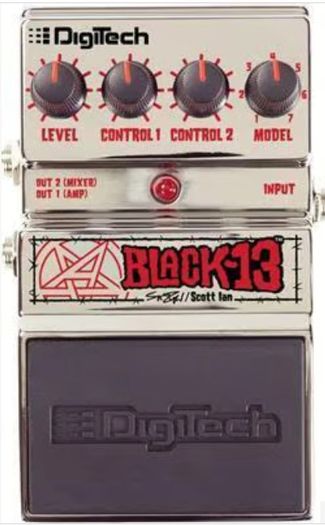 DigiTech Scott Ian Black-13 - guitar compact effect pedal.