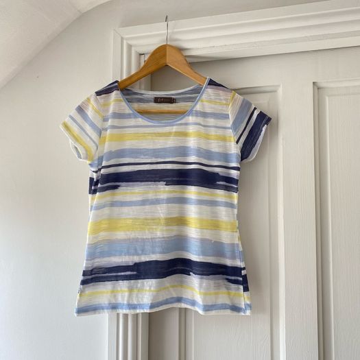 First Avenue Striped T Shirt