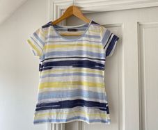 First Avenue Striped T Shirt