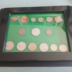Antique coin collection.