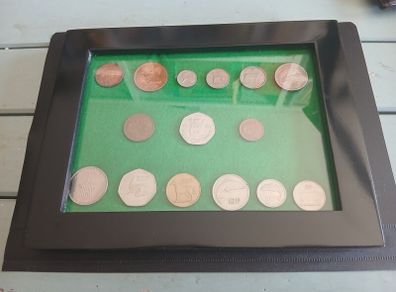 Antique coin collection.