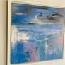 Large Framed Original Seascape by Artist Irish Art Original Art Abstract Art Image 3