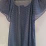 Brand new. Navy See through blouse Image 3