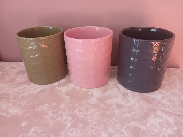 Orla Kiely herb pots