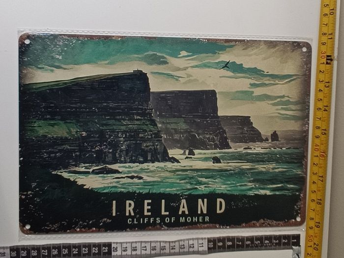 Ireland Tin Metal sign
