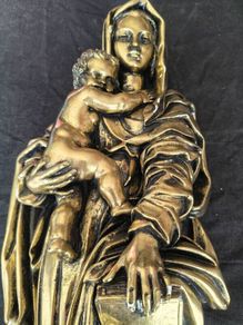 Madonna & Child Wall Sculpture