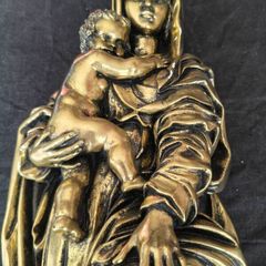 Madonna & Child Wall Sculpture
