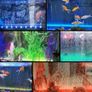 Fish Tank Light Aquarium Submersible Multiple Color Light with air curtain Image 4