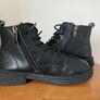 Boys leather boots 10 junior Image 5